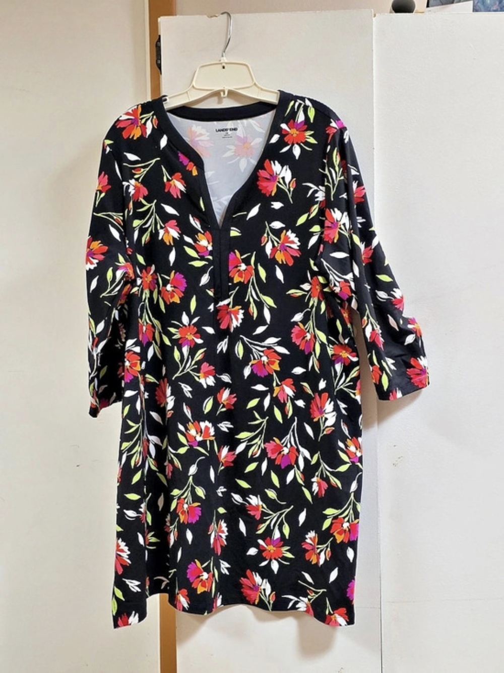 Lands' End Floral Cover Up